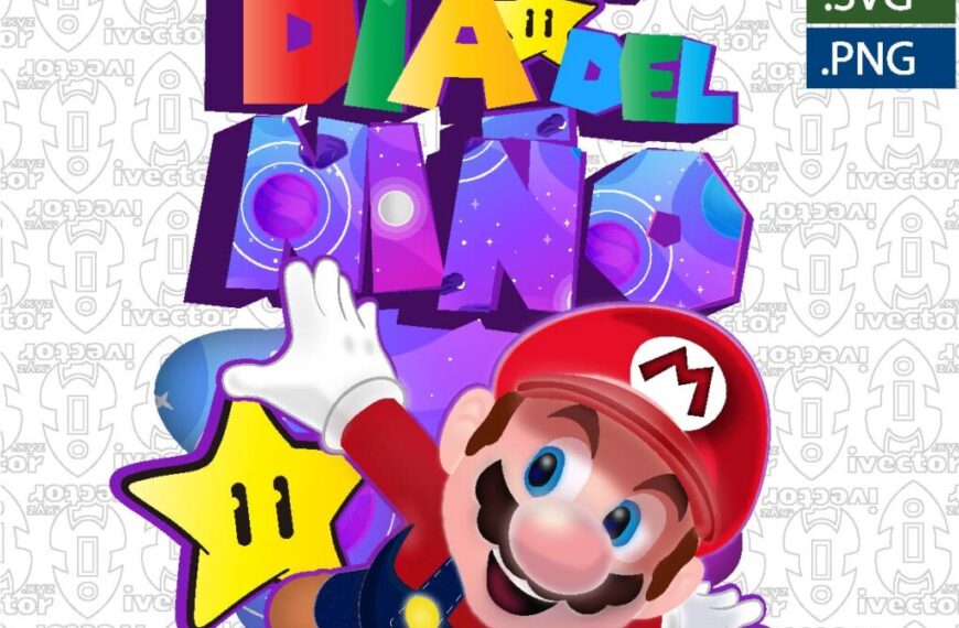 SUPER MARIO GALAXY VECTOR 3D DIA DEL NIÑO
