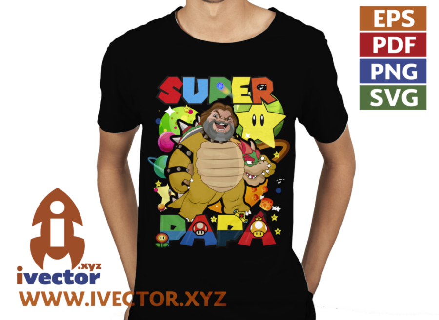 SUPER-PAPA-JACK-BLACK-SUPER-MARIO-VECTOR-EDITABLE_P2 SUPER PAPÁ JACK BLACK SUPER MARIO VECTOR EDITABLE
