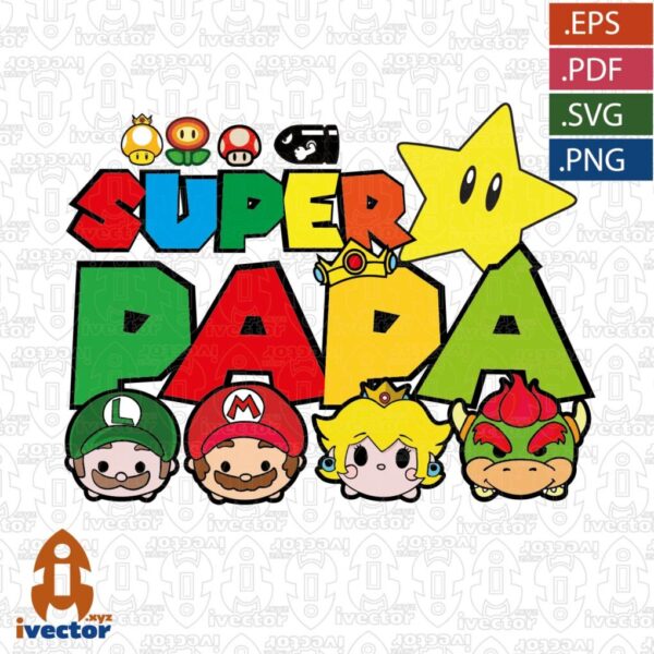 SUPER-PAPA-MARIO-BROS-CARITAS-VECTOR-EDITABLE-01-600x600 Ivector - Recursos Ilimitados DTF
