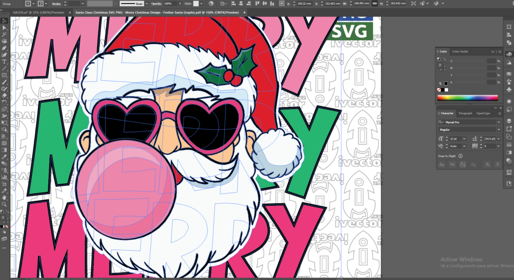 Santa-Claus-Christmas-SVG-PNG-Merry-Christmas-Design-Festive-Santa-Graphic-02 Santa Claus Christmas SVG PNG | Merry Christmas Design | Festive Santa Graphic