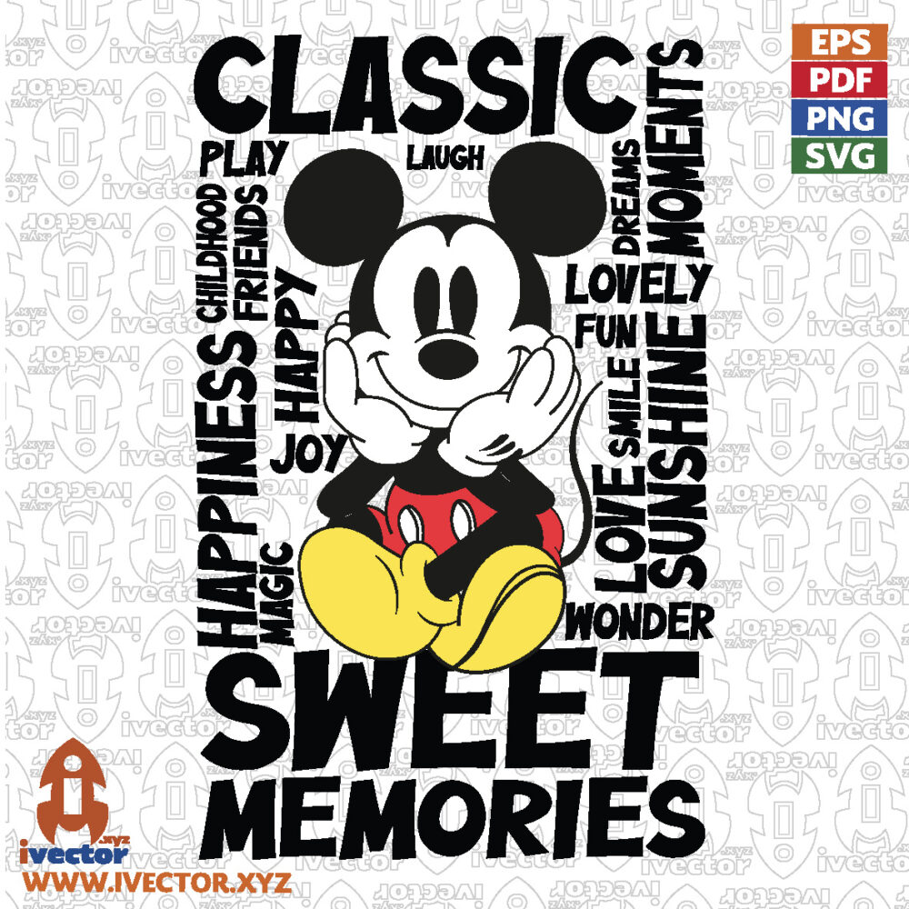 Sweet-Memories-–-Ilustracion-de-Caricatura-Clasica-para-Estampados-Vector_Mesa-de-trabajo-1 VECTORES Y RECURSOS