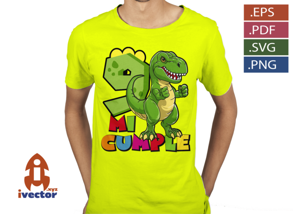 T-REX-CUMPLEANOS-VECTOR-EDITABLE_P6 T REX CUMPLEAÑOS VECTOR EDITABLE