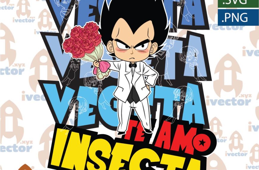 TE AMO INSECTA VECTOR VEGETA DRAGON BALL