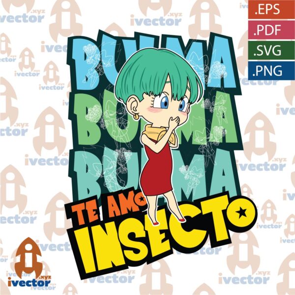 TE-AMO-INSECTOVECTOR-BULMA-DRAGON-BALL-01-600x600 Vectores completamente editables