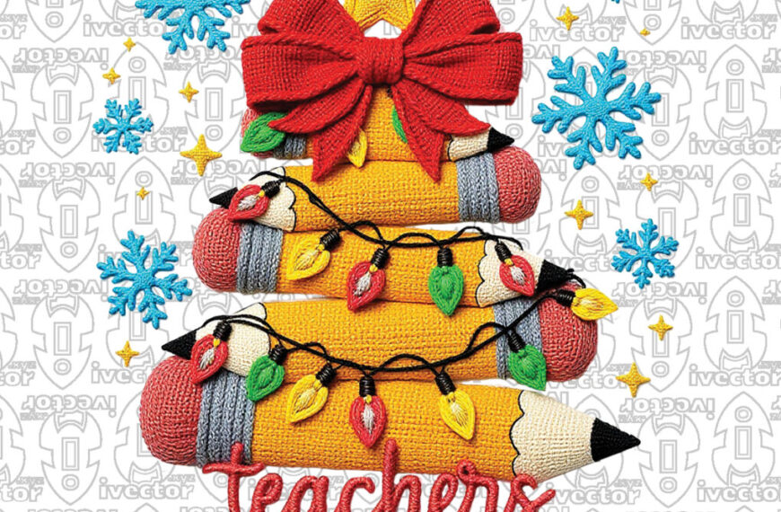 TEACHER LAPICES CROCHET PNG ALTA CALIDAD