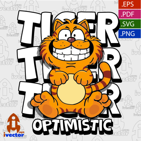 TIGER-OPTIMISTIC-VECTOR-EDITABLE-EPS-PDF-01-600x600 Papá es tan...como shrek eps pdf Vector