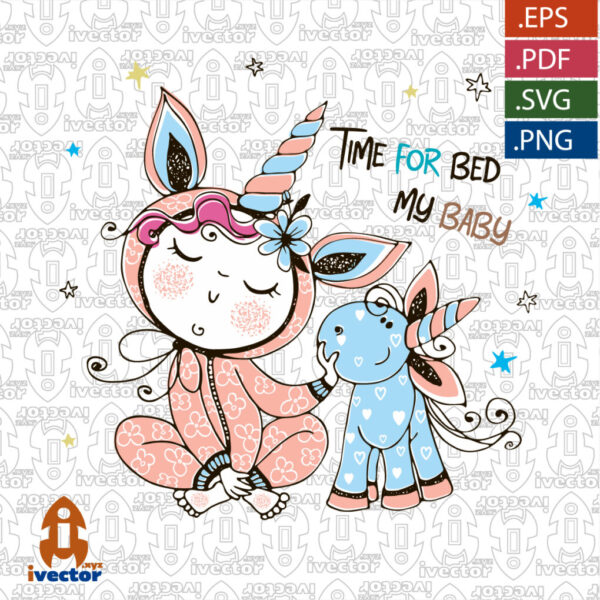 TIME-FOR-BED-MY-BABY-UNICORNIO-VECTOR_Mesa-de-trabajo-1-600x600 Ivector - Recursos Ilimitados DTF