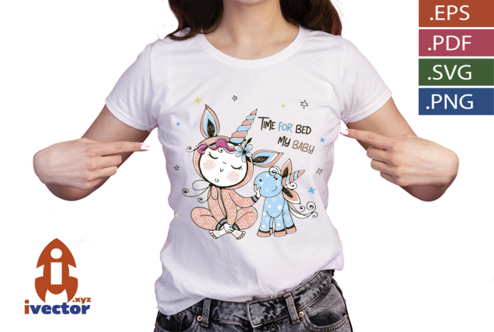 TIME-FOR-BED-MY-BABY-UNICORNIO-VECTOR_P5 TIME FOR BED MY BABY UNICORNIO VECTOR