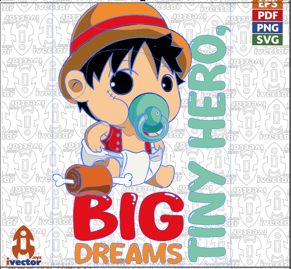 TINY-BIG-DREAMS-LUFFY-BABY2 TINY BIG DREAMS LUFFY BABY