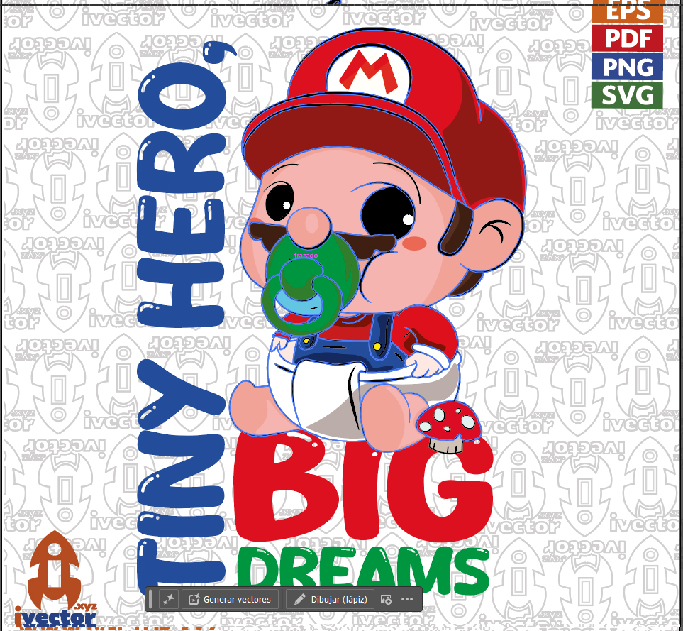 TINY-BIG-DREAMS-MARIO-BABY-P1 TINY BIG DREAMS super bros BABY