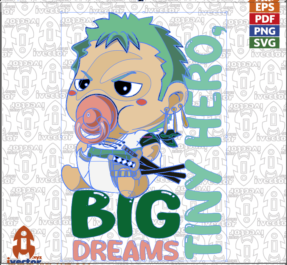 TINY-BIG-DREAMS-ZORO-BABY2 TINY BIG DREAMS ZORO BABY
