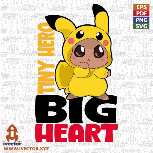 TINY-HERO-BIG-HEART-PERSONAJE-600x600 Vectores completamente editables
