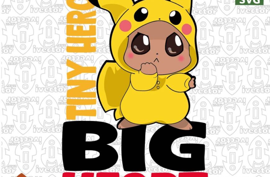 Adorable Criatura Fantástica con Disfraz Amarillo Kawaii Vector para Estampado