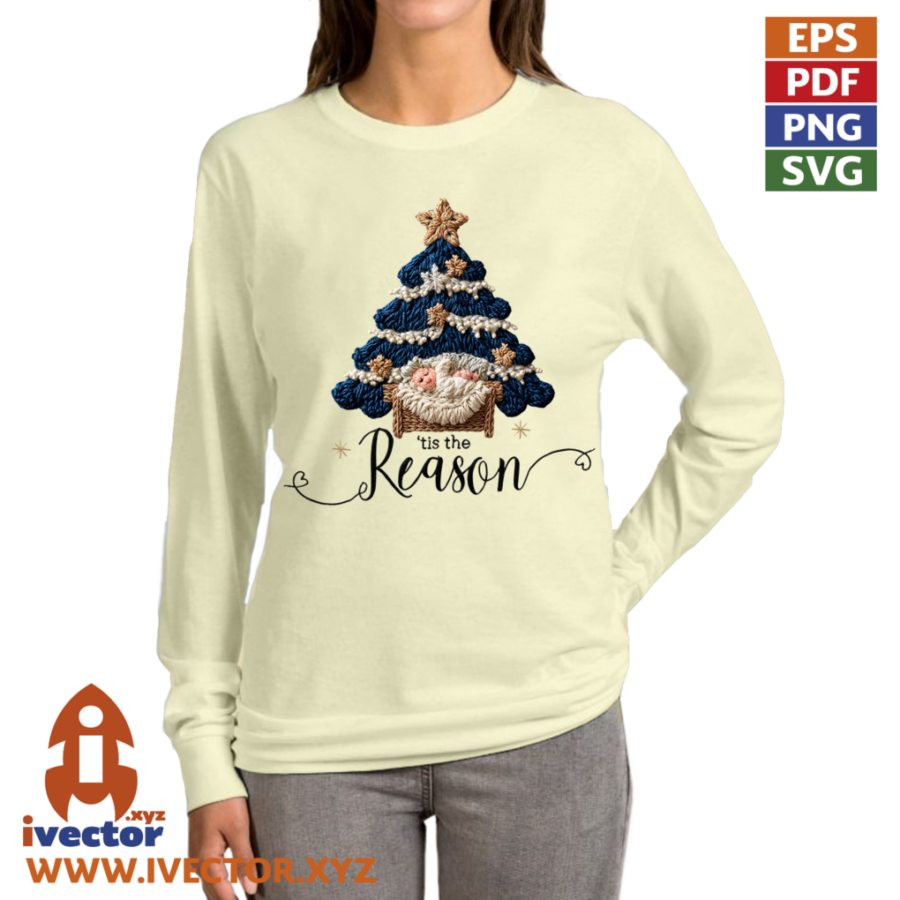 TIS-THE-REASDON-CROCHET-PNG-ALTA-CALIDAD-p3 PINO NAVIDAD TIS THE REASON CROCHET PNG ALTA CALIDAD