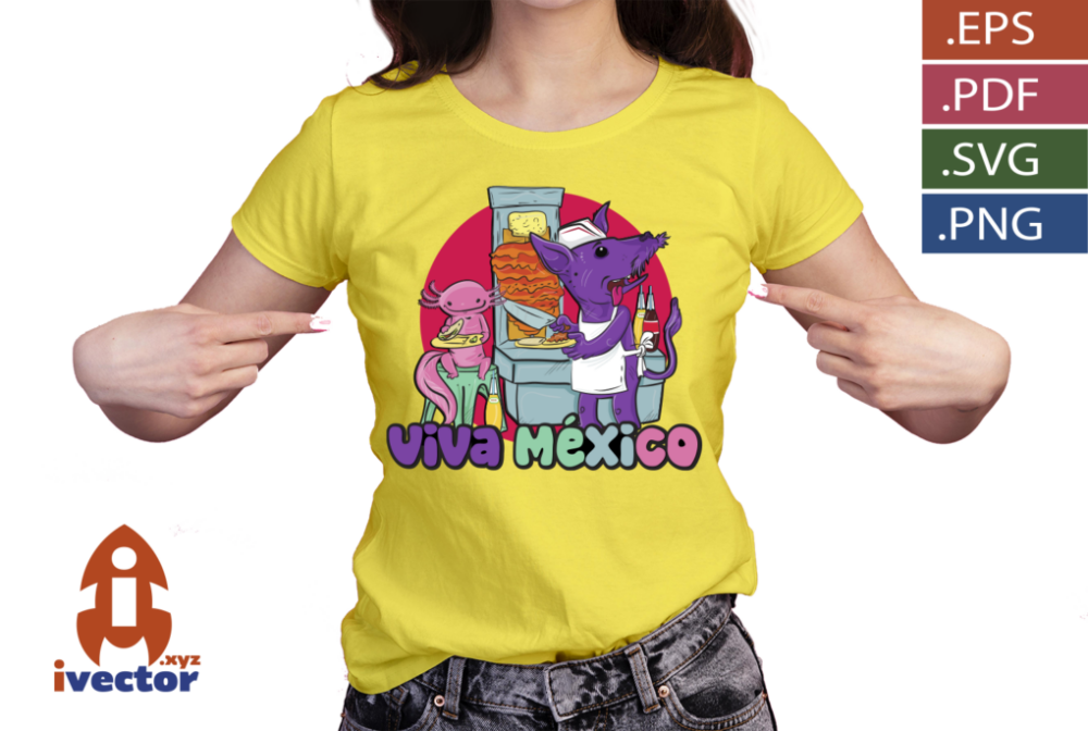 TLACUACHE-AJOLOTE-TACOS-VECTOR-MEXICANOp1 TLACUACHE AJOLOTE TACOS VECTOR