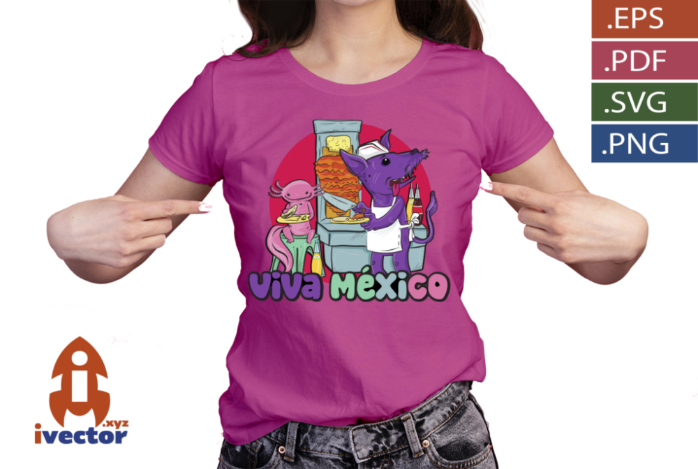 TLACUACHE-AJOLOTE-TACOS-VECTOR-MEXICANOp5 TLACUACHE AJOLOTE TACOS VECTOR