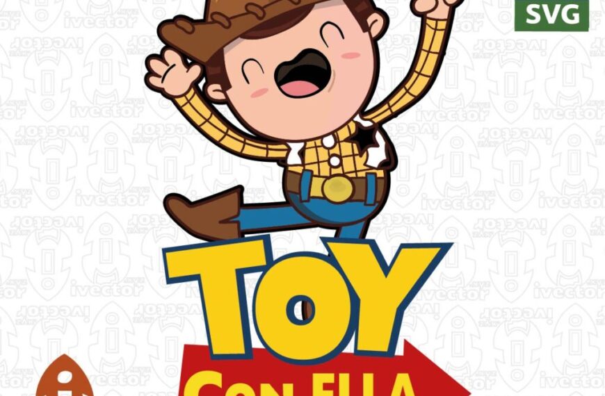 TOY CON ELLA TOY STORY VECTOR EDITABLE