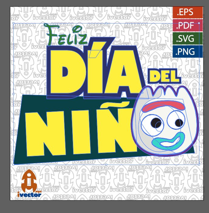 TOY-STORY-DIA-DEL-NINO-FORKY-VECTOR_P1 TOY STORY DIA DEL NIÑO FORKY VECTOR