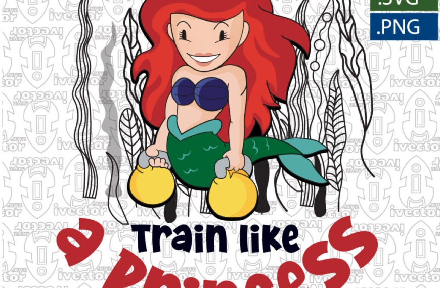 TRAIN LIKE A PRINCESS SIRENITA VECTOR GYM
