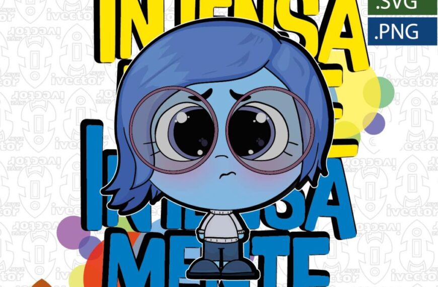 TRISTEZA SADNESS INTENSAMENTE VECTOR EDITABLE EPS PDF