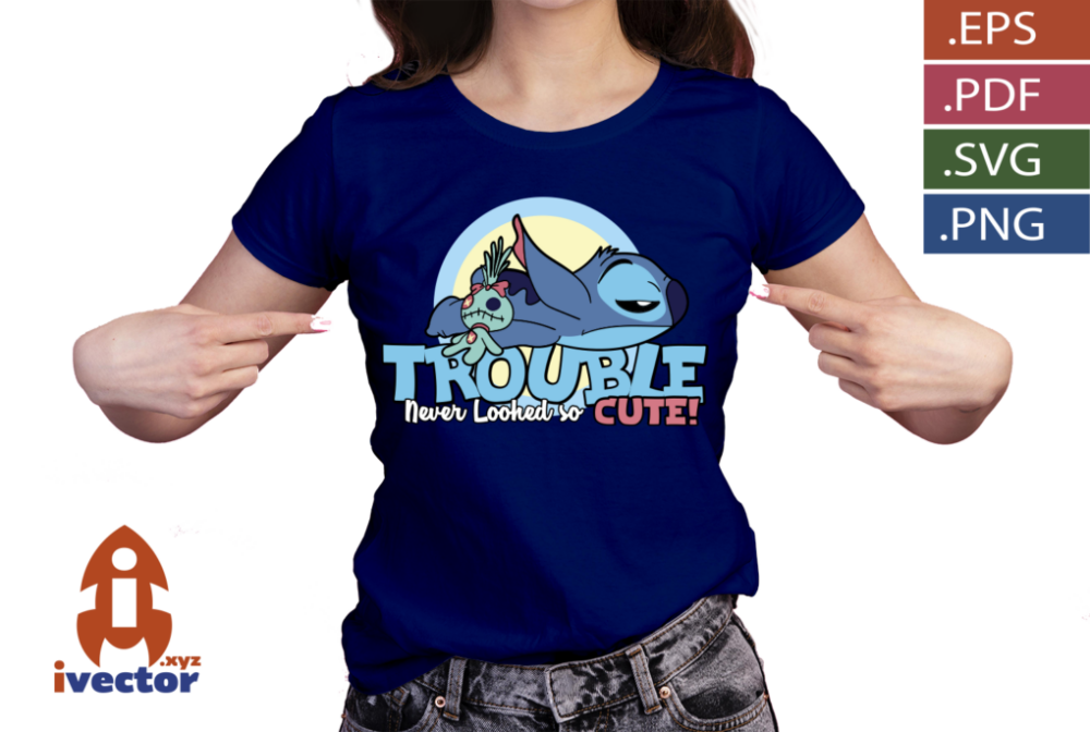 TROUBLE-CUT-STITCH-ACOSTADO-VECTOR-EDITABLE_P1 TROUBLE CUT STITCH ACOSTADO VECTOR EDITABLE