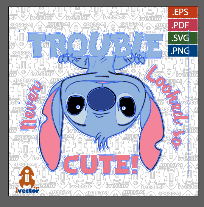 TROUBLE-CUT-STITCH-VECTOR-EDITABLE_p0-1 TROUBLE CUTE STITCH VECTOR EDITABL1