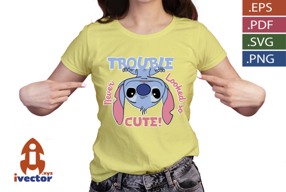 TROUBLE-CUT-STITCH-VECTOR-EDITABLE_p2 TROUBLE CUTE STITCH VECTOR EDITABL1