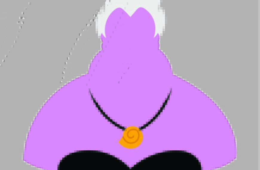 URSULA PRINCESAS DISNEY CORTE VINIL VECTOR