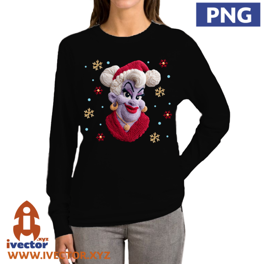 URSULA-PRINCESA-DISNEY-CROCHET-NAVIDENO-PNG-ALTA-CALIDAD-p1 URSULA PRINCESA DISNEY CROCHET NAVIDEÑO PNG ALTA CALIDAD