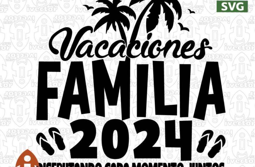 VACACIONES EN FAMILIA DISEÑO EDITABLE EPS PDF VECTOR
