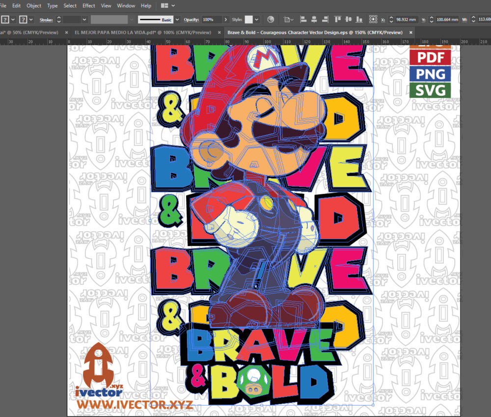 VECTOR_Mesa-de-trabajo-2 Brave & Bold – Courageous Character Vector Design