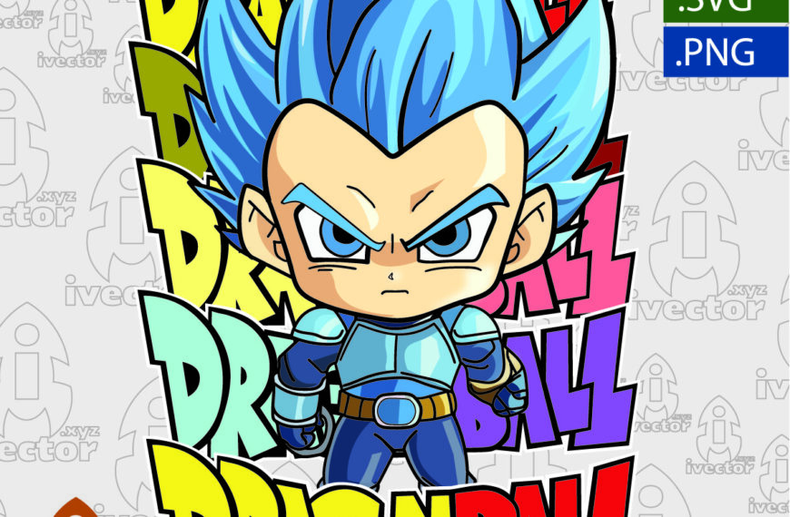 VEGETA BALL VECTOR EDITABLE EPS PDF