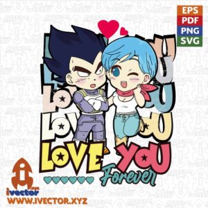 VEGETA-BULMA-LOVE-DRAGON-BALL-VECTOR-01-300x300 VECTORES Y RECURSOS