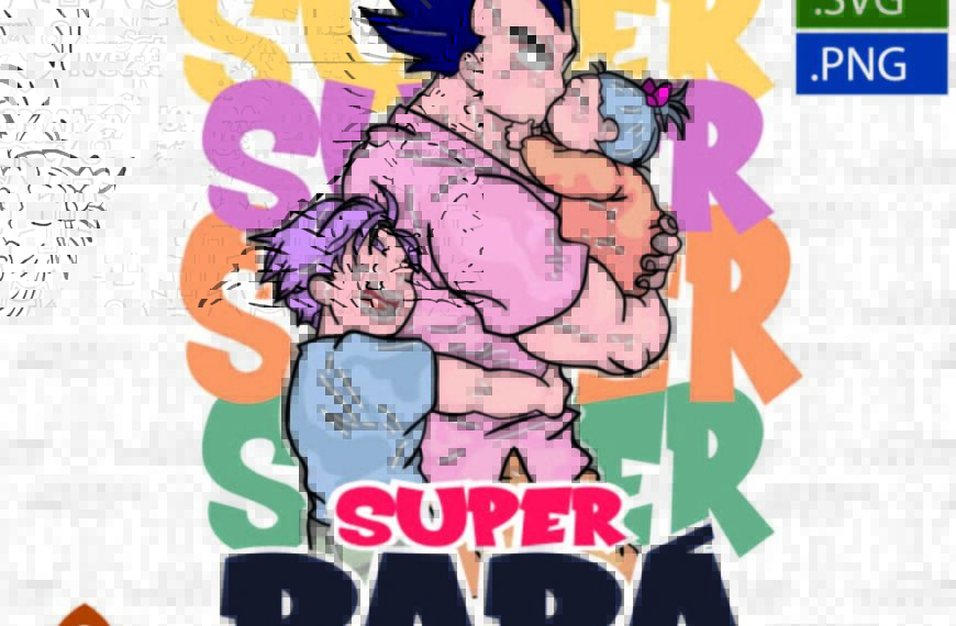 VEGETA SUPER PAPÁ VECTOR EDITABLE EPS PDF