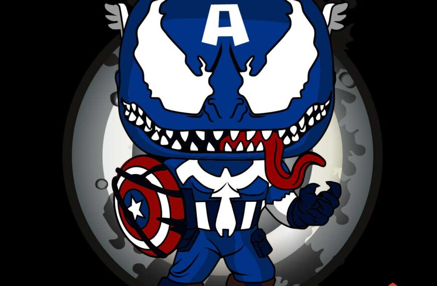 VENOM CAPITAN AMERICA VECTOR ESP PDF EDITABLE