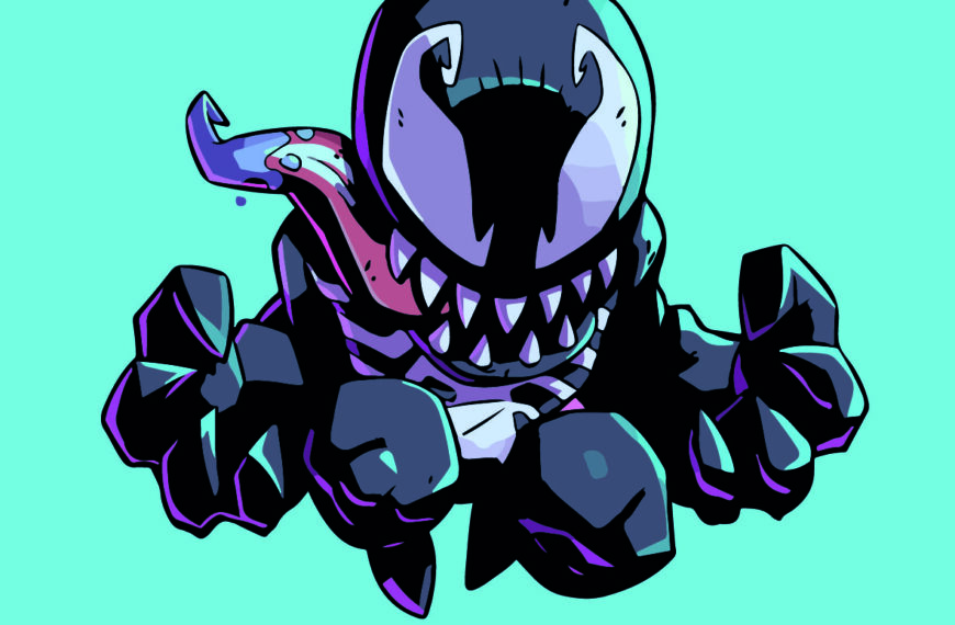 VENOM MARVEL VECTOR EDITABLE EPS PDF