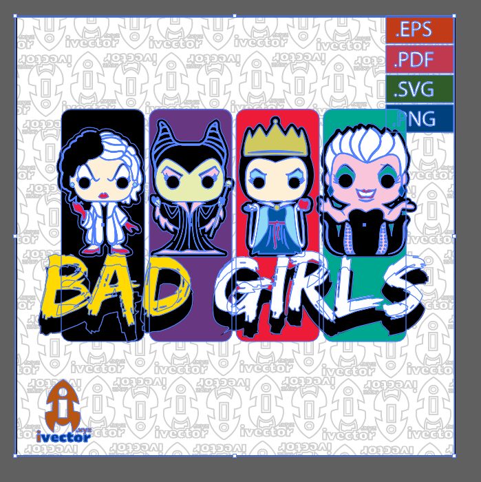 VILLANAS-BAD-GIRLS-DISNEY-EDITABLE_P1 VILLANAS BAD GIRLS DISNEY EDITABLE