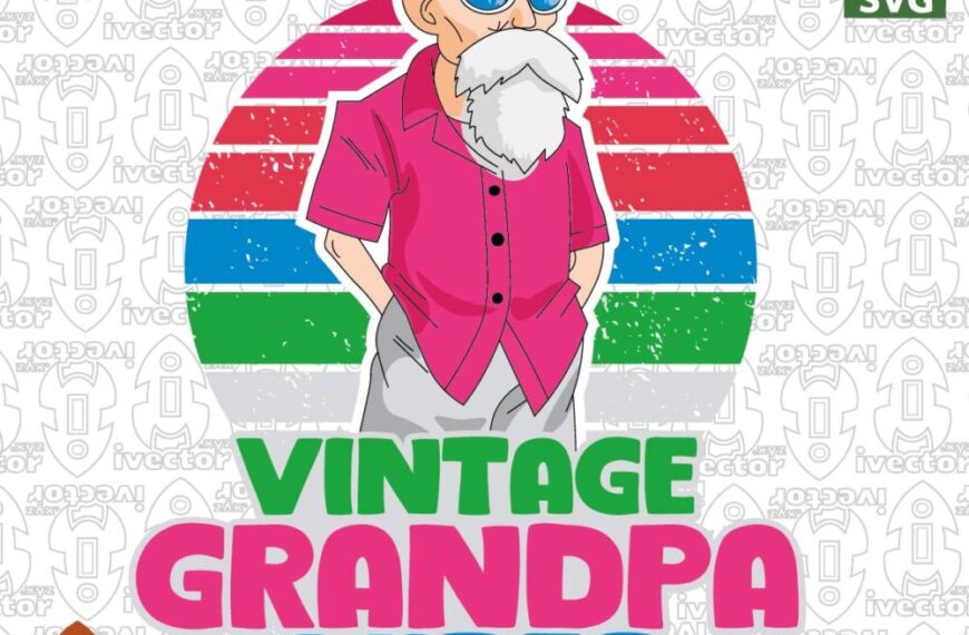 Roshi Grandpa Vintage Vector