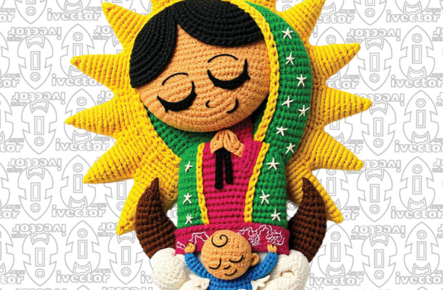 GUADALUPANA BORDADO CROCHET