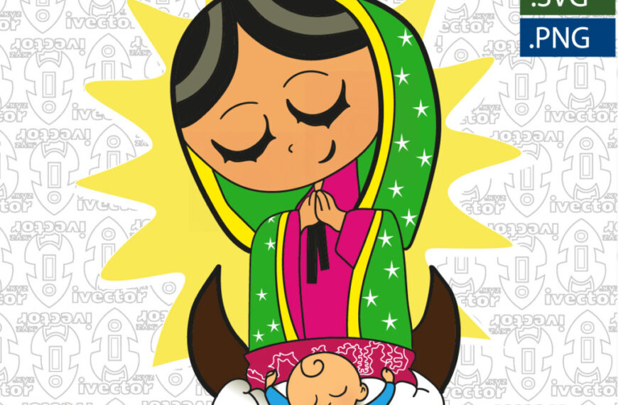 VIRGEN DE GUADALUPE DISEÑO LINDO EDITABLE
