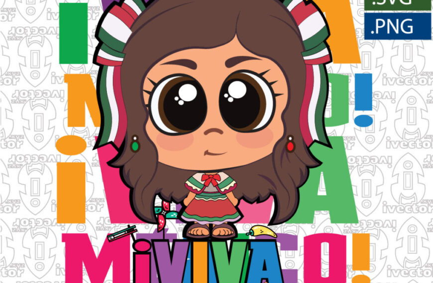VIVA MEXICO MUÑECA MEXICANA MOÑO