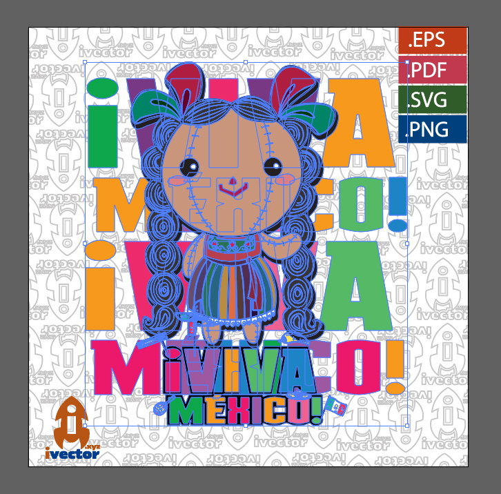 VIVA-MEXICO-MUNECA-TRAPO-MEXICANA2 VIVA MEXICO MUÑECA TRAPO MEXICANA