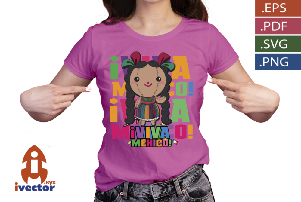 VIVA-MEXICO-MUNECA-TRAPO-MEXICANAP1 VIVA MEXICO MUÑECA TRAPO MEXICANA