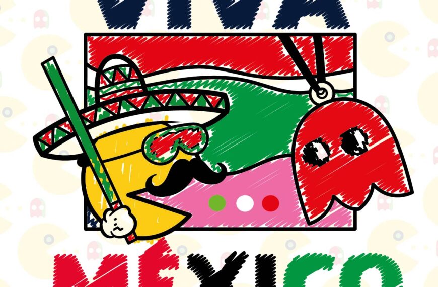 VIVA MEXICO PACMAN VECTOR EPS PDF