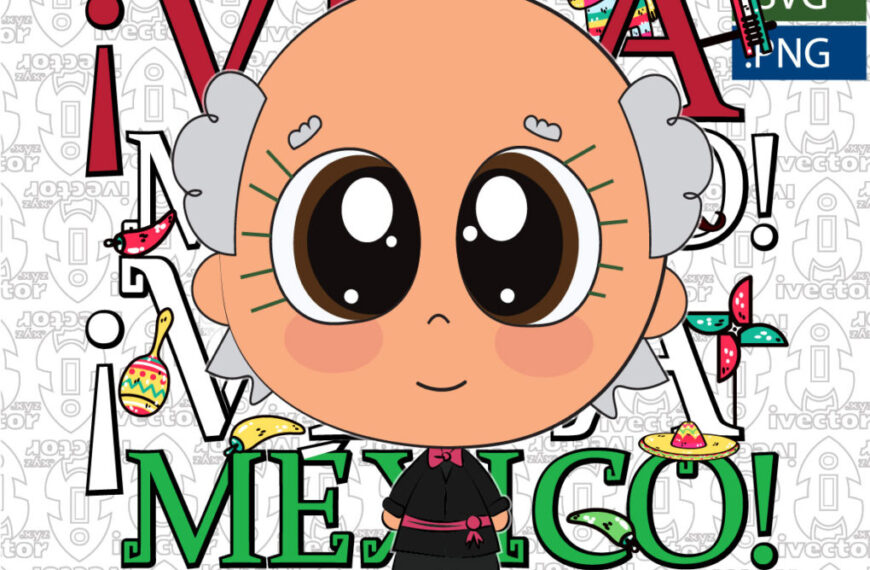 VIVA MEXICO MIGUEL HIDALGO VECTOR EDITABLE