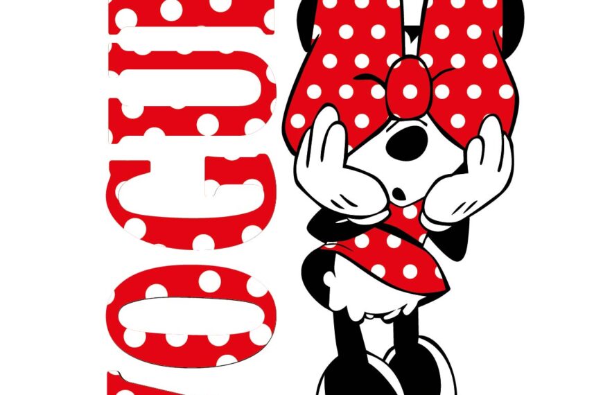 VOGUE MINNIE MOUSE VECTOR
