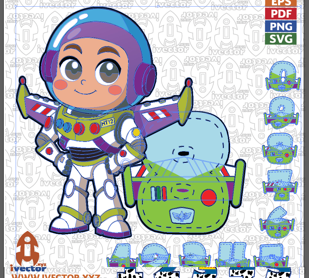 Vector-Nino-Astronauta-Espacial-Cumpleanos2_Mesa-de-trabajo-3 Vector Niño Astronauta Espacial Cumpleaños– Archivo SVG, PNG, EPS y PDF para Fiesta Infantil