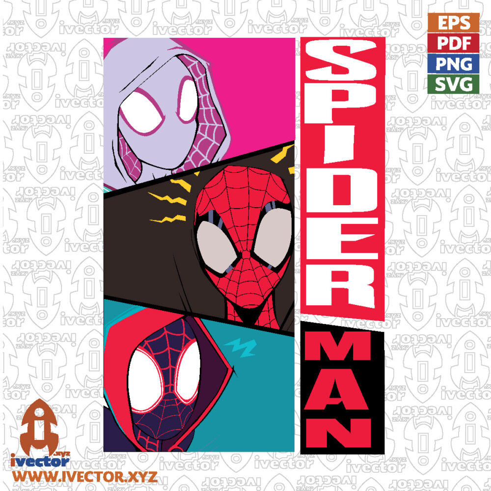 Vector-Superheroe-Aracnido-para-Personalizacion_Mesa-de-trabajo-1 VECTORES Y RECURSOS