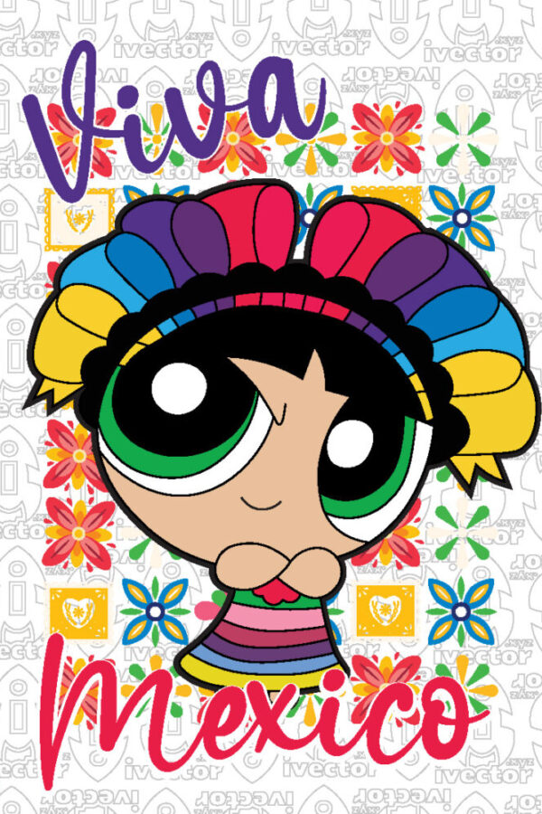 Viva-Mexico-Colorful-Mexican-Girl-Vector-Desig_Mesa-de-trabajo-1-600x900 VECTORES Y RECURSOS