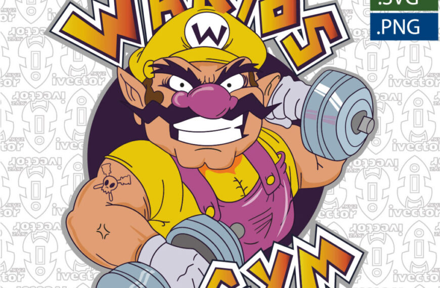 WARRIOR GYM VECTOR EDITABLE